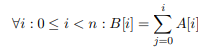 Given an integer array of size n denoted A[0 . . .