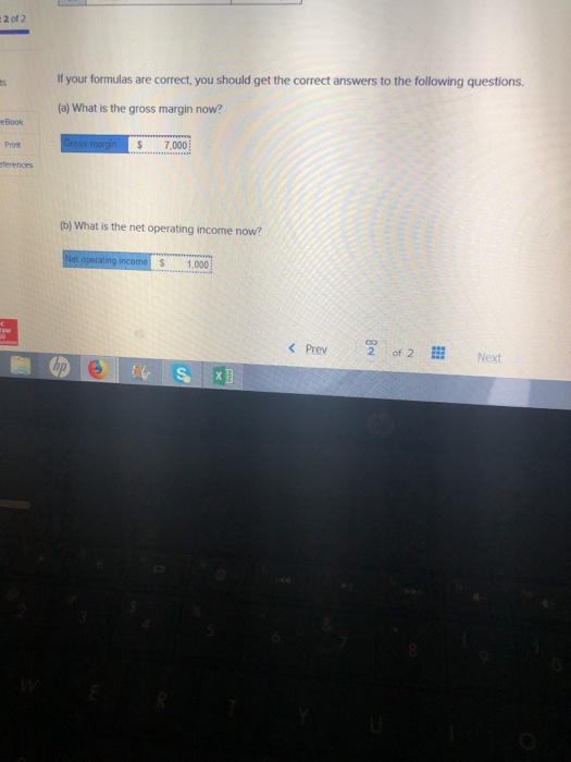 used to create your own worksheet version of Exhibit 1-7 in the