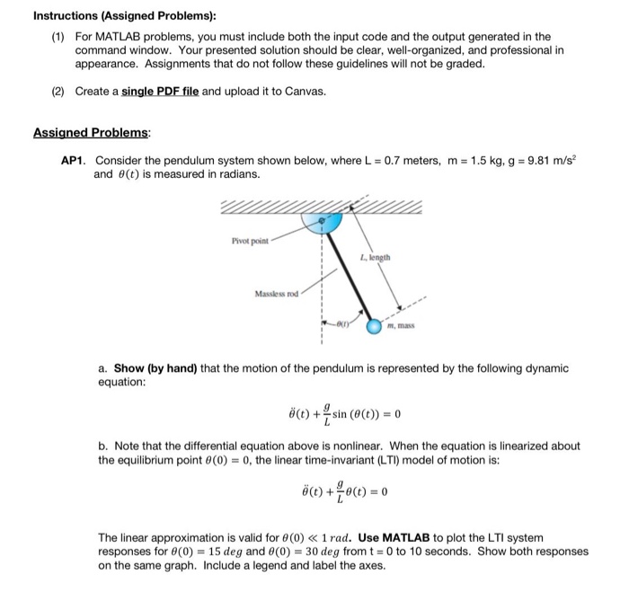  yes it is needed to be solved Instructions (Assigned Problems): (1)