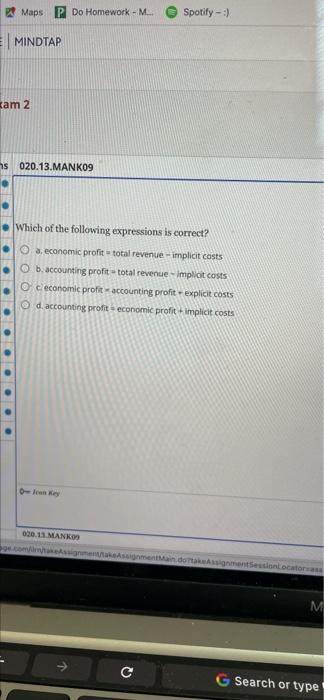  Maps Do Homework - M. Spotify - :) MINDTAP xam 2