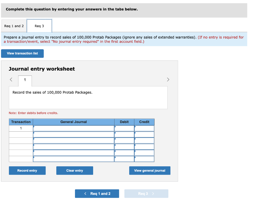 sales price of a Protab Package includes the following: One Protab computer.