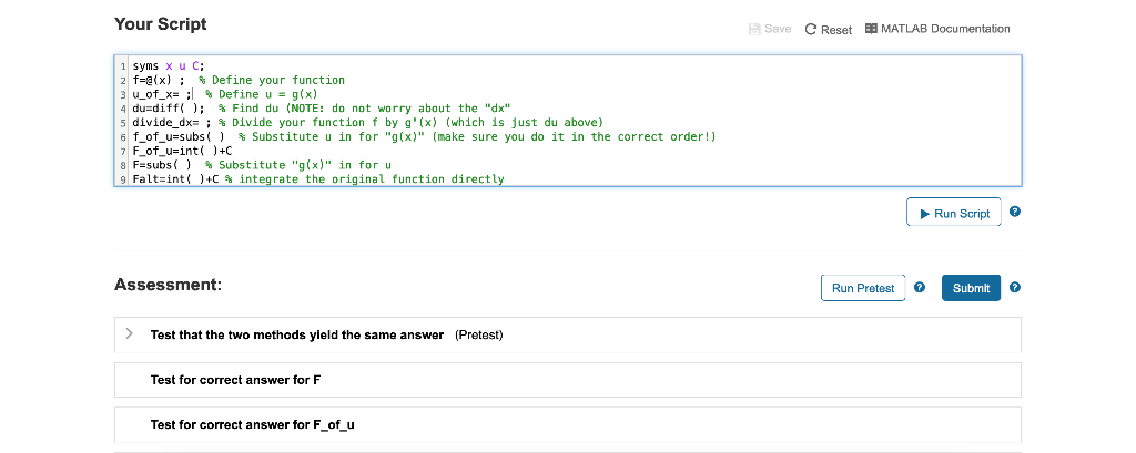 Recall the Chain Rule for derivatives: ( Mg(x)))'=r(g(x))g(x) Substitution is nothing more