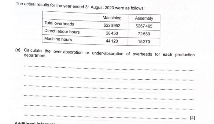 two service departments, Stores and Maintenance. The following information is available for