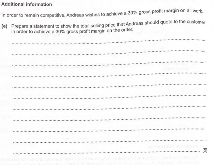 Direct labour: Assembly ($12 per hour) :105 minutes Machine hours: Machining: 20