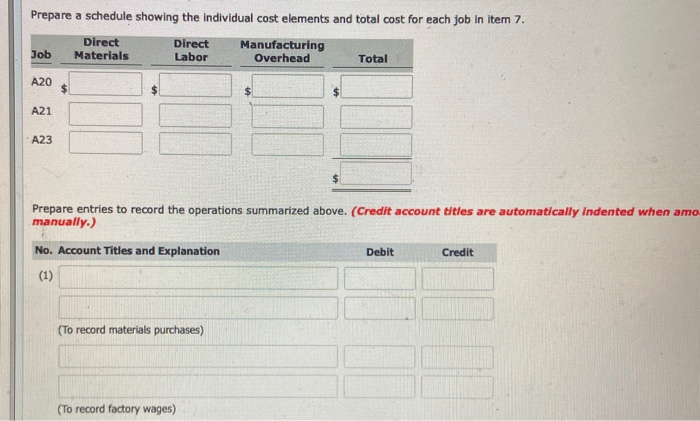 Prepare summary journal entries to record (1) the requisition slips, (2) the