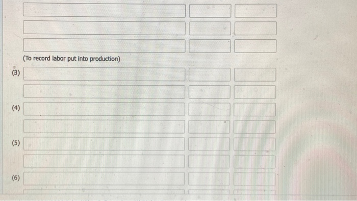 time tickets, (3) the assignment of manufacturing overhead to jobs, and (4)
