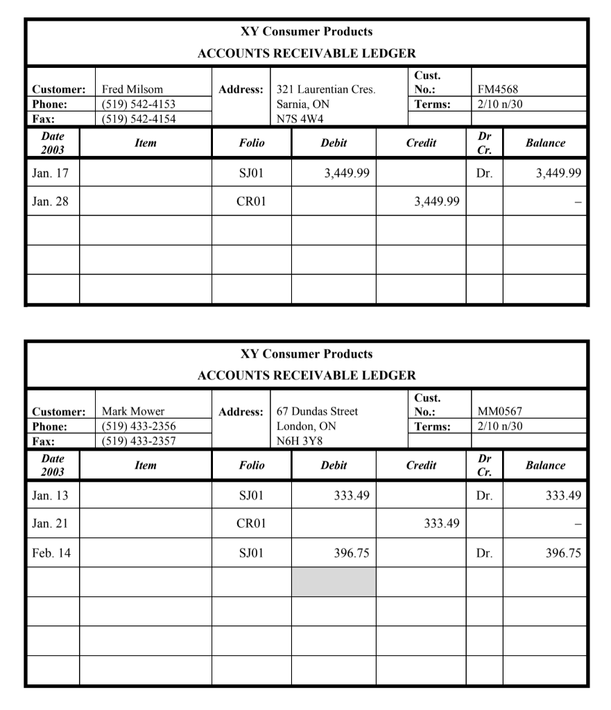 error. Steps 1. The following sales on account occurred in March, 2003.