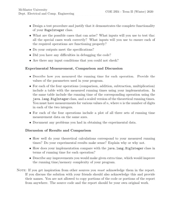 course mark. INSTRUCTIONS: This assignment will span Labs 1 and 2. .