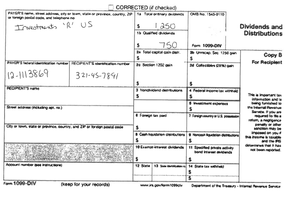 paid his ex-wife, Mary Smith, #245-11-1756, $6,000 of alimony for the current