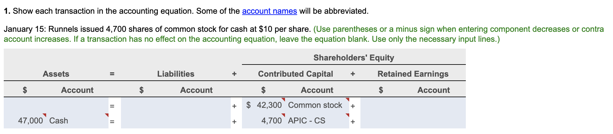 per share. The following stock transactions took place during 2009: 50% $102