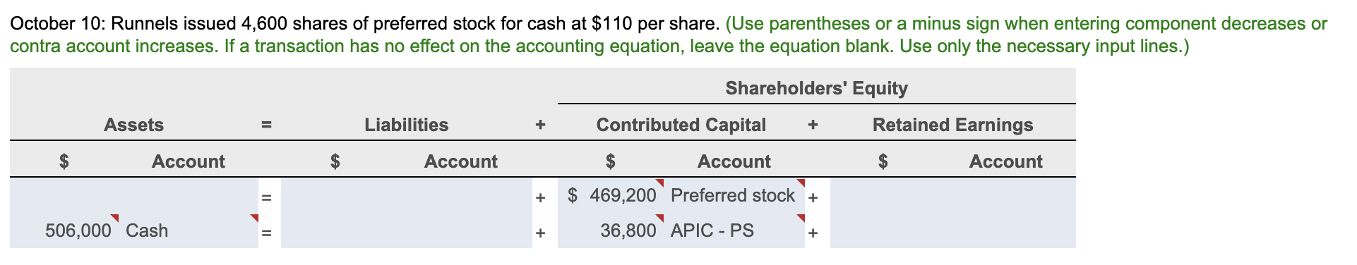 July 12 Issued 4,700 shares of common stock for cash at $10