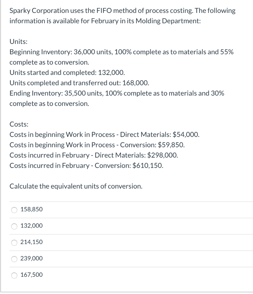 goods inventory Ending finished goods inventory $26,000 29,000 103,000 38,000 48,000 128,000