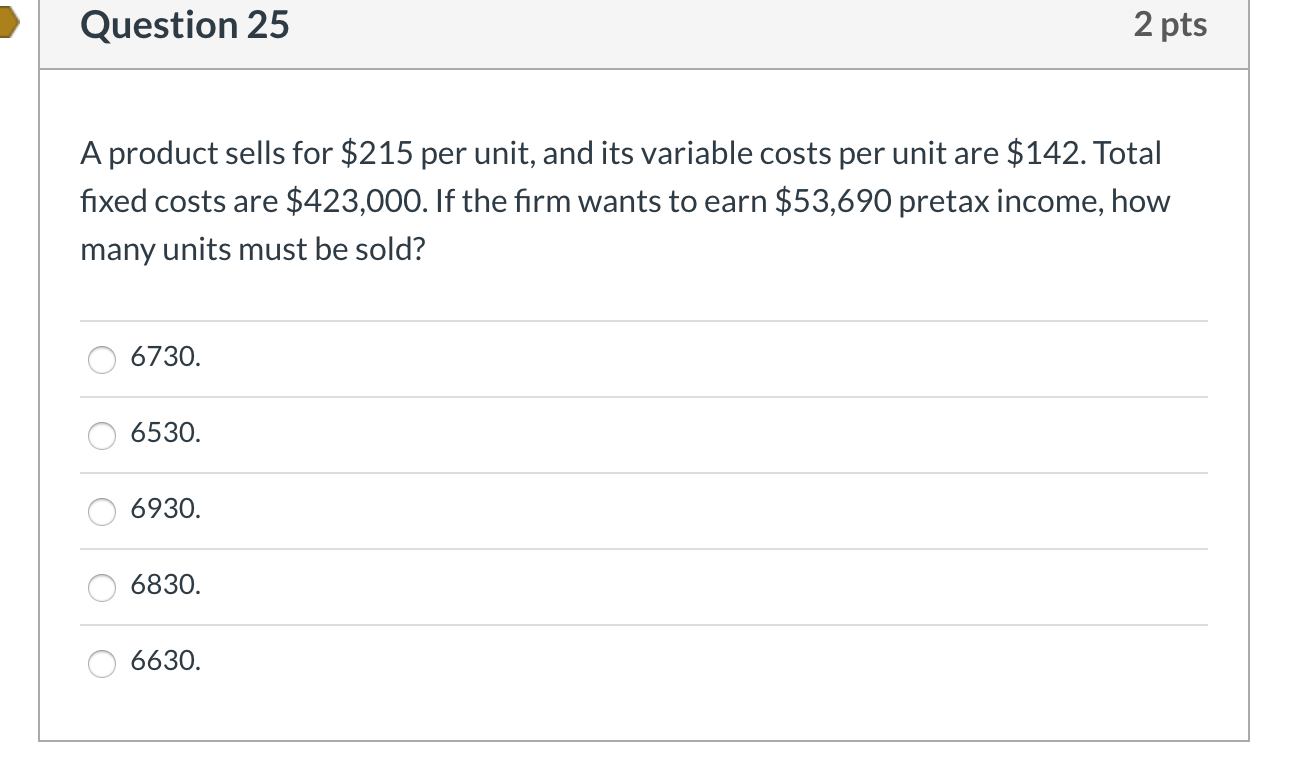 Manufactured Cost of Goods Sold $ 103,000 $321,000 $301,000 A. 0 $106,000