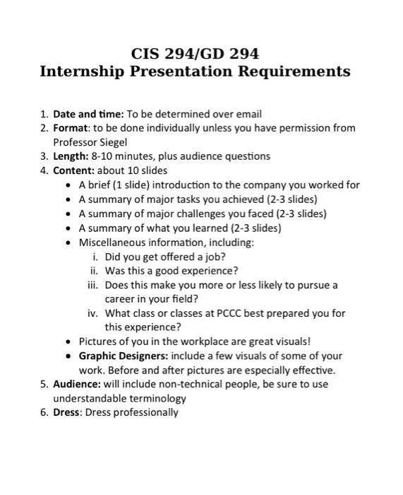  2. Format: to be done individually unless you have permission from