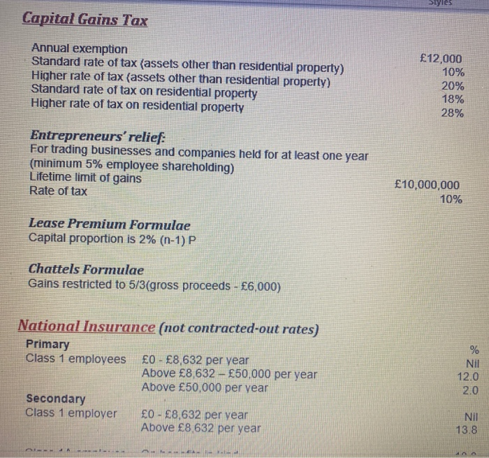 salary of 125,750 per annum and bank interest of 12,800 and dividends