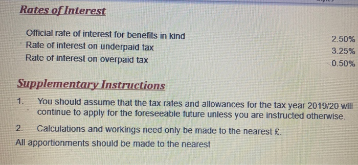 2019/20 her business mileage totals 25,000 miles. Her employer reimburses her at