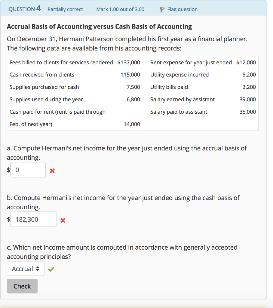 Please solve and explain the following noted by the red x QUESTION