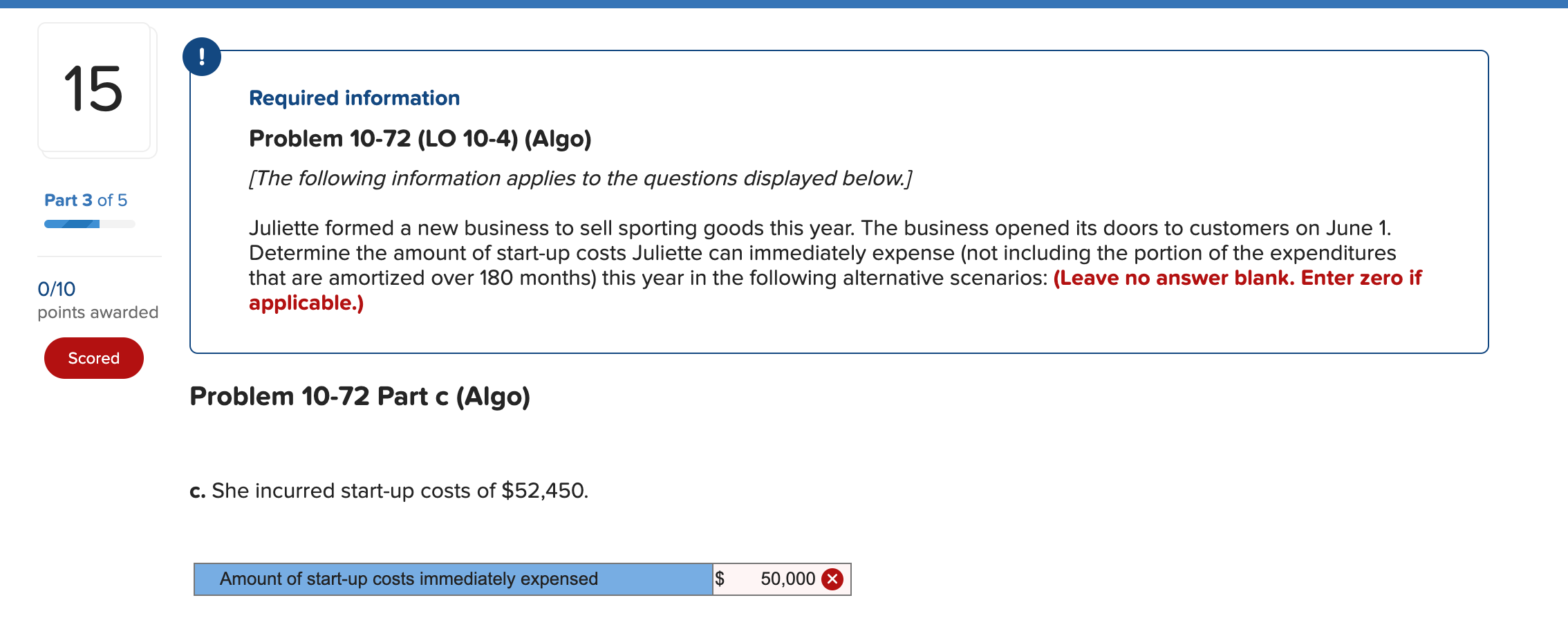 formed a new business to sell sporting goods this year. The business