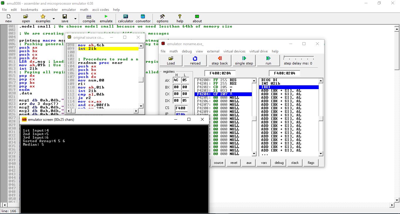 Question 1 Solve the following problems using Assembly_Language Code At_first,_ask_the_user_to_input_5_alphabetic_characters_and_store_them_in_an_array_of_size five._Now_your_task_is_to_generate_a_random_number_from_0_to_9._Here,_if_the_generated random_number_is_odd,_then_print_the_number_first_then_the_5_characters_in_reverse_order.