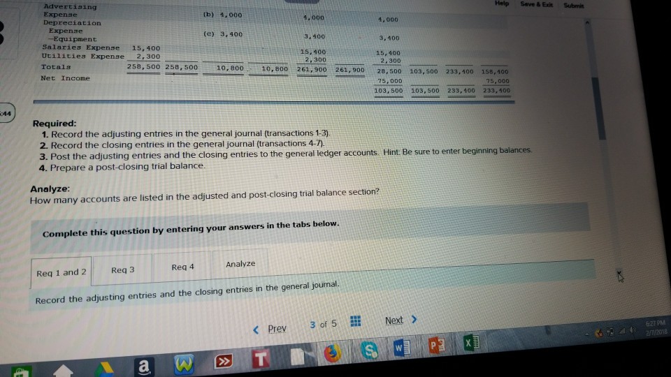 The King Group is given below Worksheet Month Ended December 31, 2019
