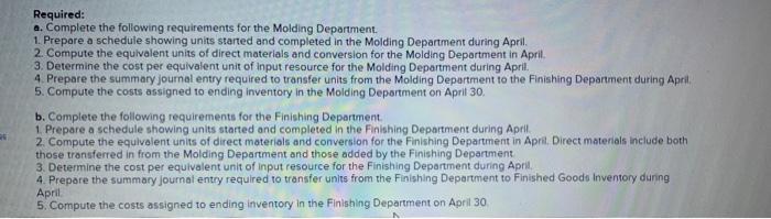 LO18-4. LO18-5) Hound Havens produces plastic doghouses as part of a continuous