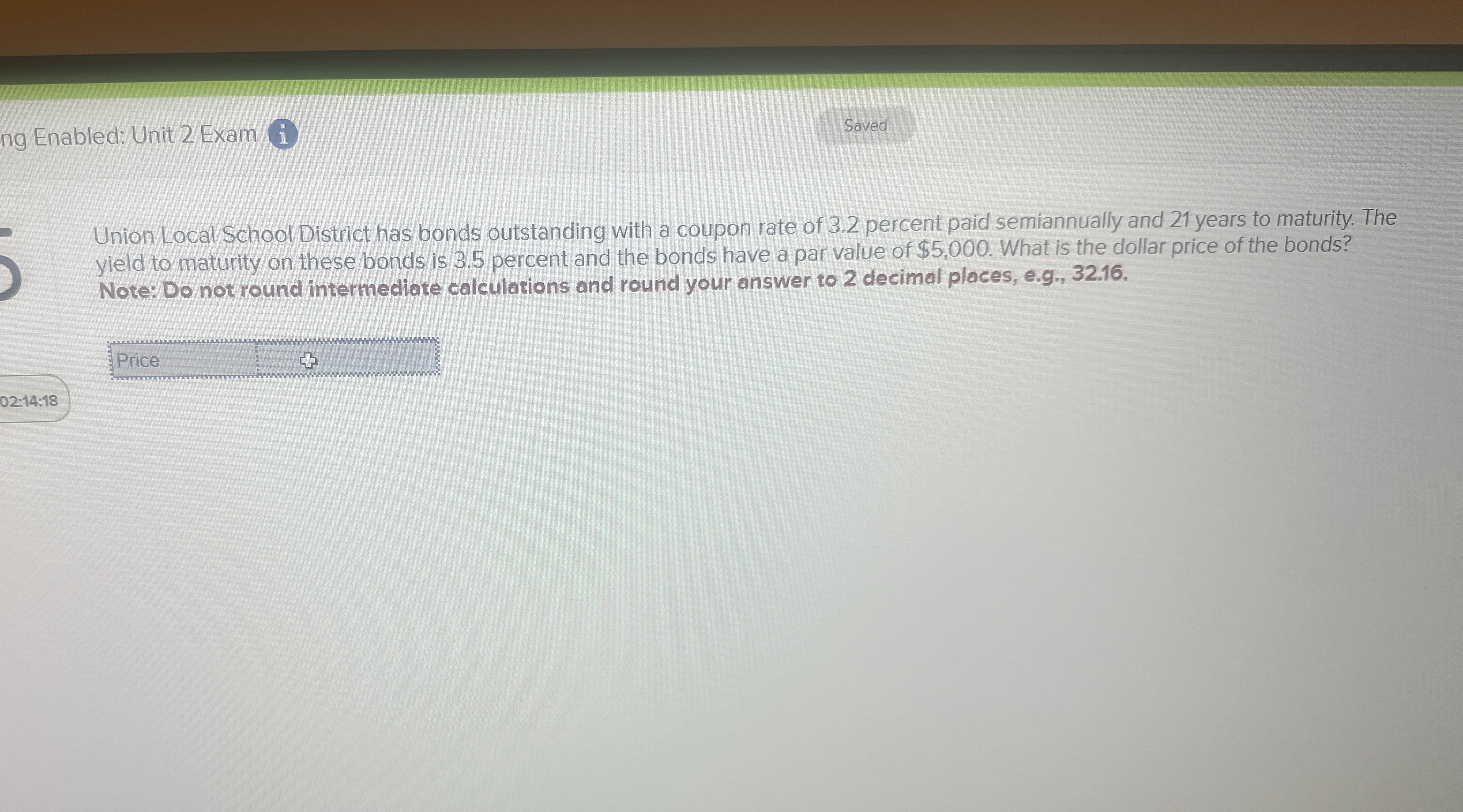  ng Enabled: Unit 2 Exam Saved Union Local School District has