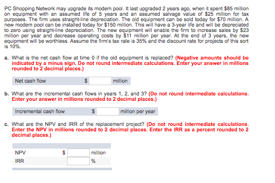  PC Shopping Network may upgrade its modem pool. It last upgraded