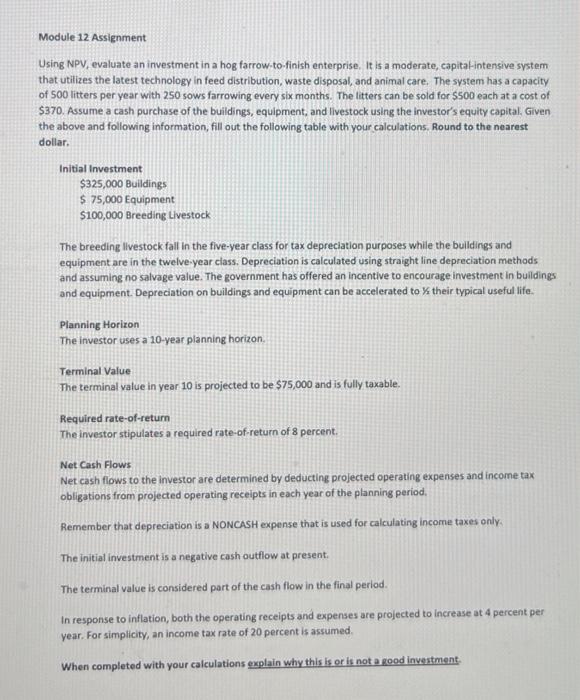  please answer the spreadsheet below, primarily PART C, using the information