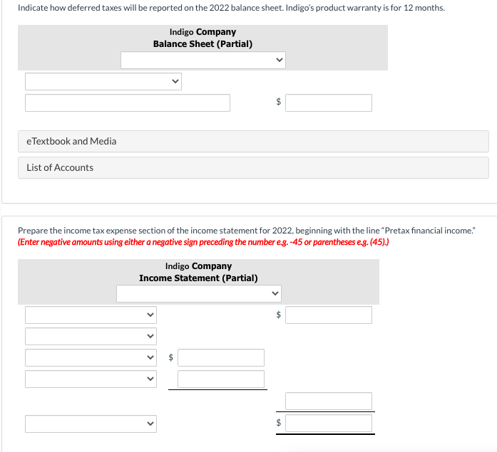 expense and income taxes payable. 2020 2021 2022 Pretax financial income $872,000