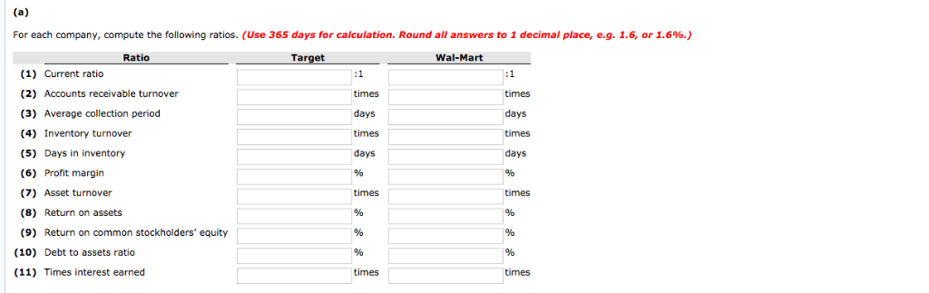 a recent year are presented here (in millions) Problem 14-5A Selected financial