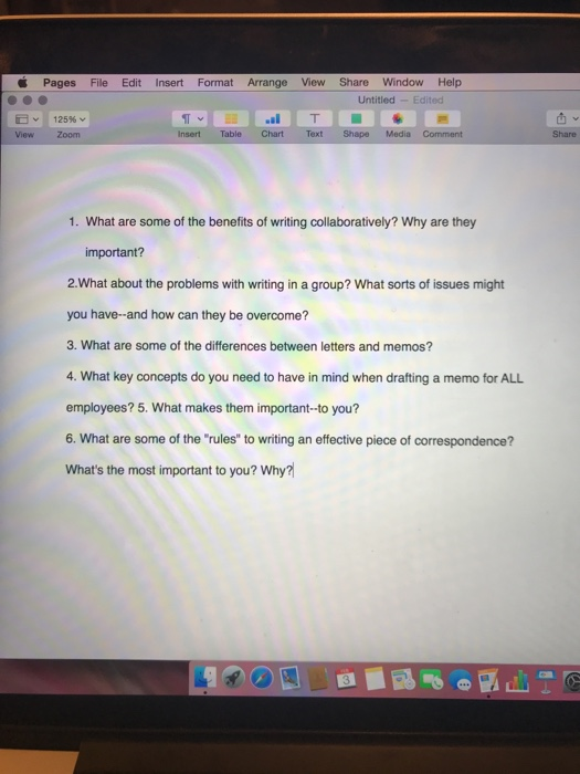  Pages File Edit Insert Format Arrange View Share Window Help Untitled