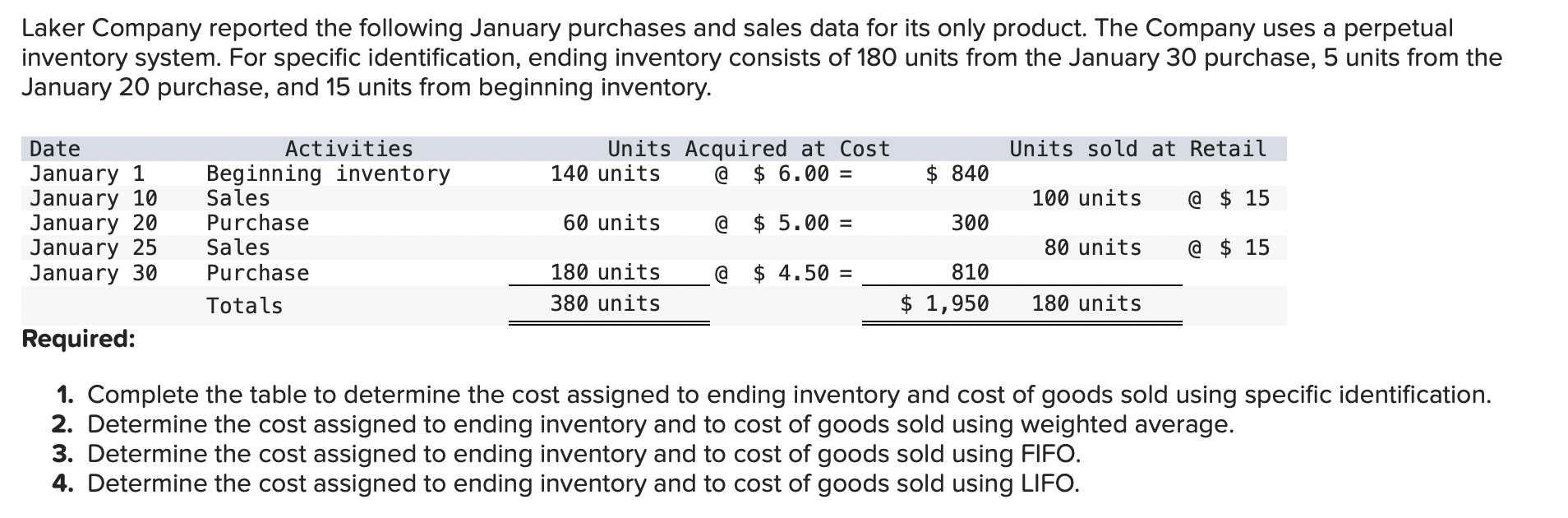  What are the formulas for each problem and specifically the excel