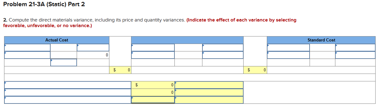 and overhead variance report LO P1, P2, P3, P4 [The following information