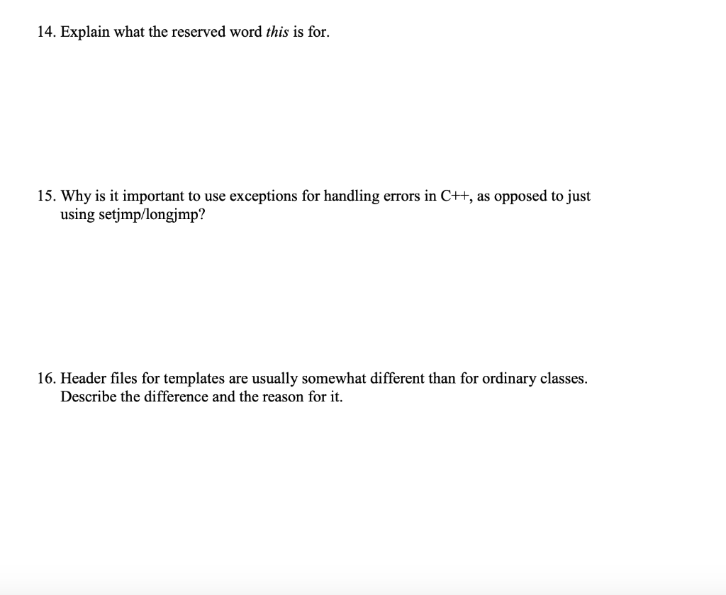 EXPLAIN WITH RESPECT TO C++ IN DETAIL AND WITH CODE EXAMPLES IF