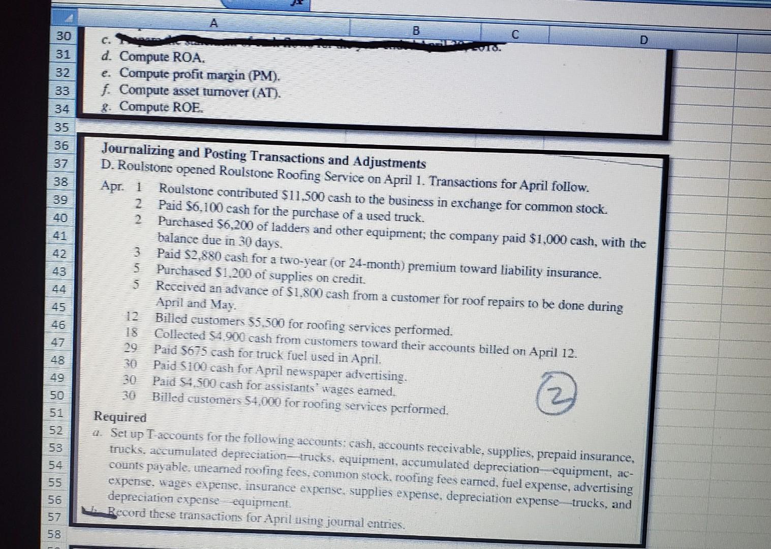 for the problem you select and ans The Problem appears in the