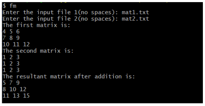 the code yourself before submitting your answer. I have provided text files