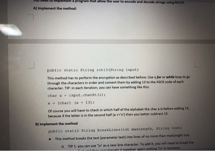 a simple cipher algorithm that takes advantage of the ASCIl code associated