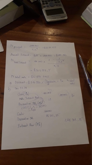 Please figure out the problems. Problem III - Notes Receivable (20 points)