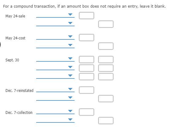 Entries for Uncollectible Receivables, using Allowance Method Journalize the following transactions in