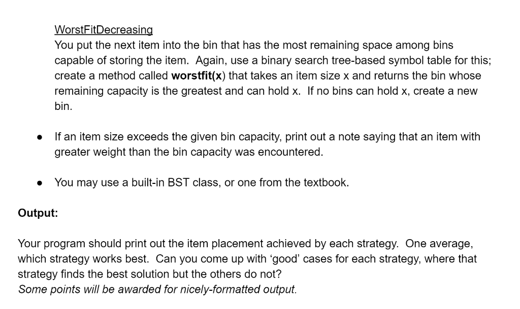 value and a as command line arguments. Input files contains a list