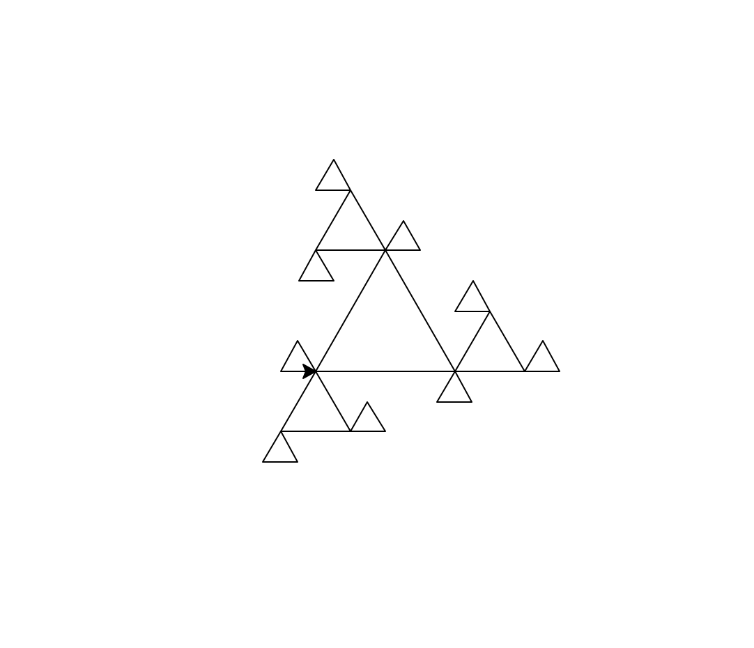 in the second pic with black color of triangles(assume we type depth