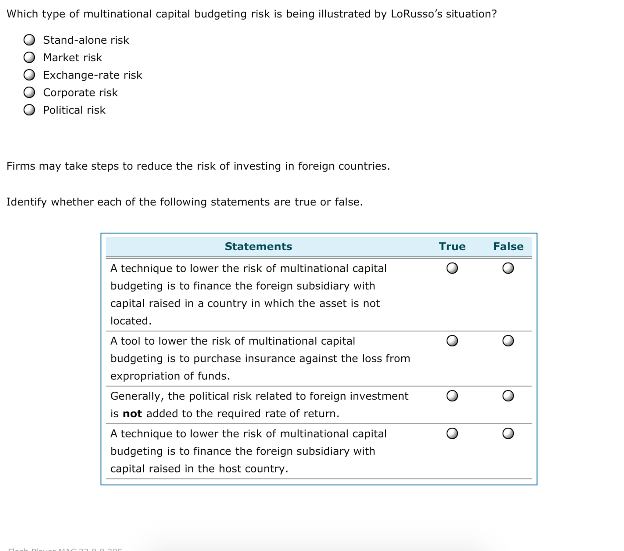 and multinational capital budgeting analysis. However, it is important to recognize the