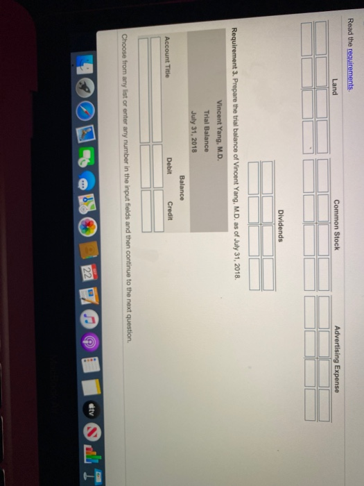 as a compound entry 31 The business received $1,220 for medical screening