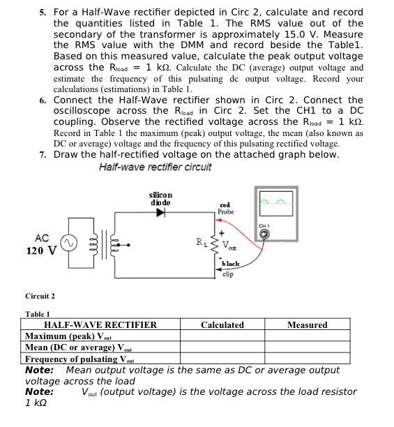 tools to gather the measurements. Rectification is the conversion of alternating current