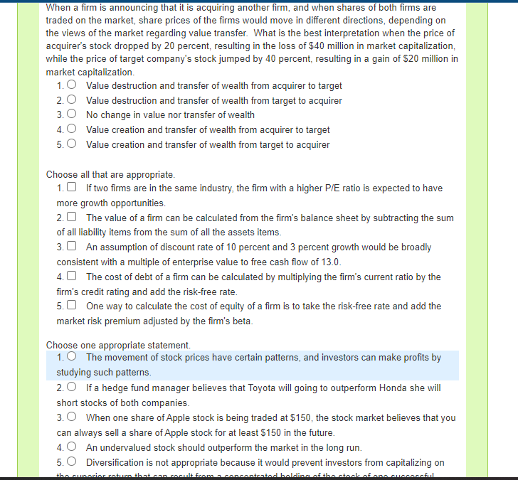 When a firm is announcing that it is acquiring another firm,