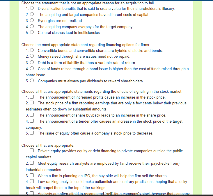 and when shares of both firms are traded on the market, share