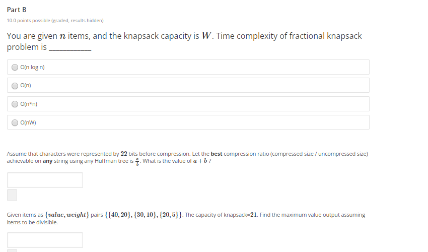 ALGORITHMS These are part of same problem. Please solve both properly. I