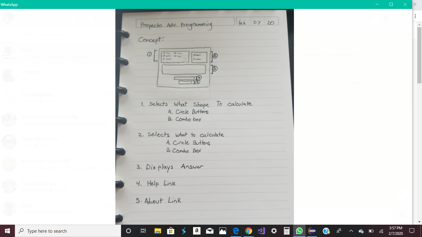 the volume and surface area of a cylinder. Below is the way