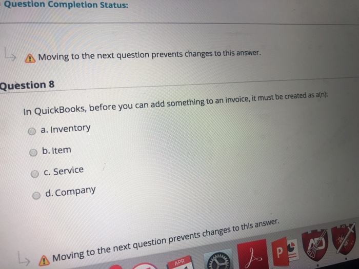 Which is the correct answer Question Completion Status: Moving to the next