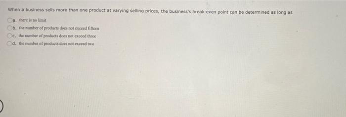 products: X and Y. Last year, Rusty sold 5,000 units of X